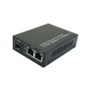 Медия Конвертор с 1 SFP и 2 RJ45, 10/100/1000 Mbps Медия Конвертор с 1 SFP и 2 RJ45, 10/100/1000 Mbps